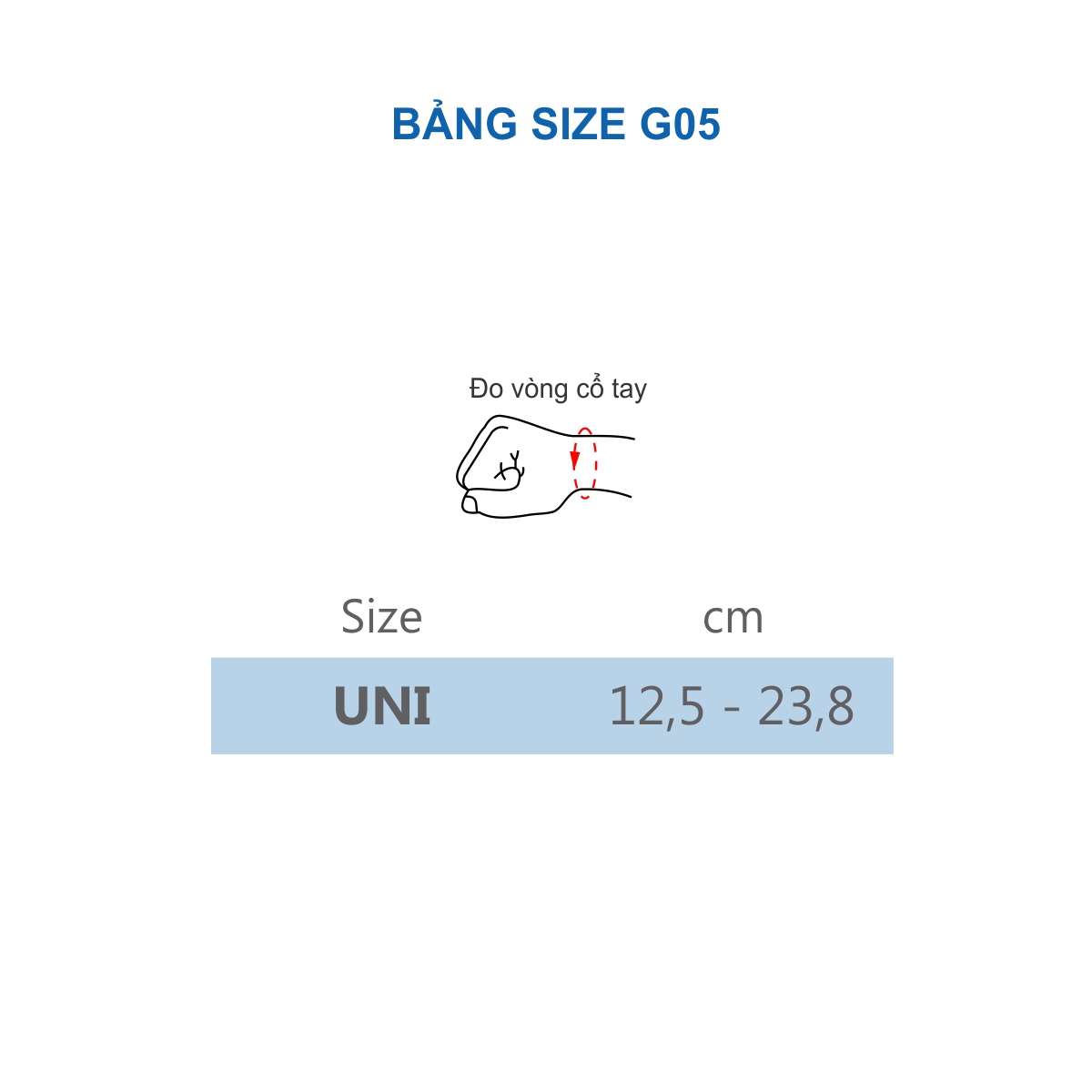 Băng cổ tay United Medicare (G05)