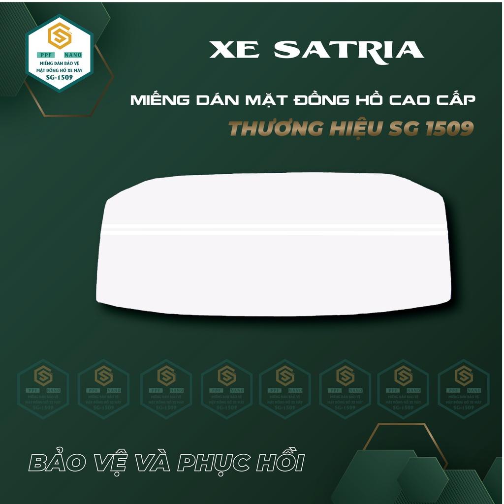 MIẾNG DÁN BẢO VỆ MẶT ĐỒNG HỒ XE SATRIA , RAIDER MIẾNG DÁN PPF CAO CẤP CHỐNG TRẦY XƯỚC MẶT ĐỒNG HỒ XE MÁY. SG1509