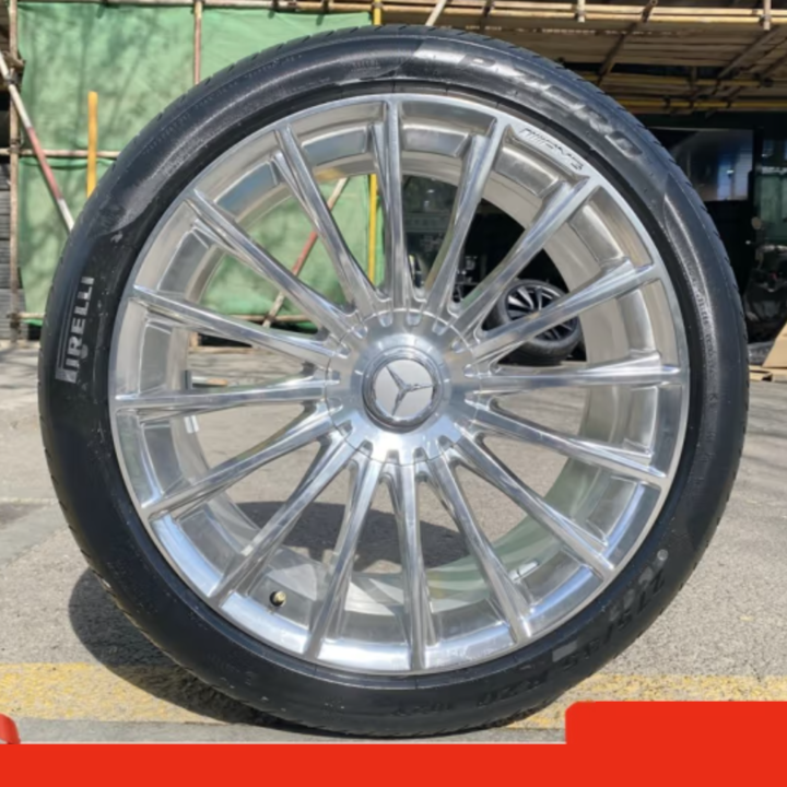 01 chiếc Logo chụp mâm, ốp lazang bánh xe ô tô Maybach ZGS-006