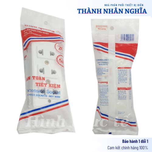 Ổ cắm Điện Quang ĐQ 004A-02 ( 3 lỗ không dây )