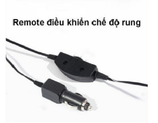 Tựa Lưng Massage Ô Tô – Cắm Tẩu Điện 12V – Có Kèm Remote Điều Khiển Chế Độ Rung