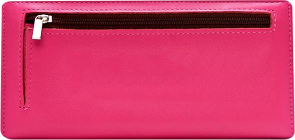 Ví Nữ Huy Hoàng HT3128 (9.5 x 19 cm) - Hồng