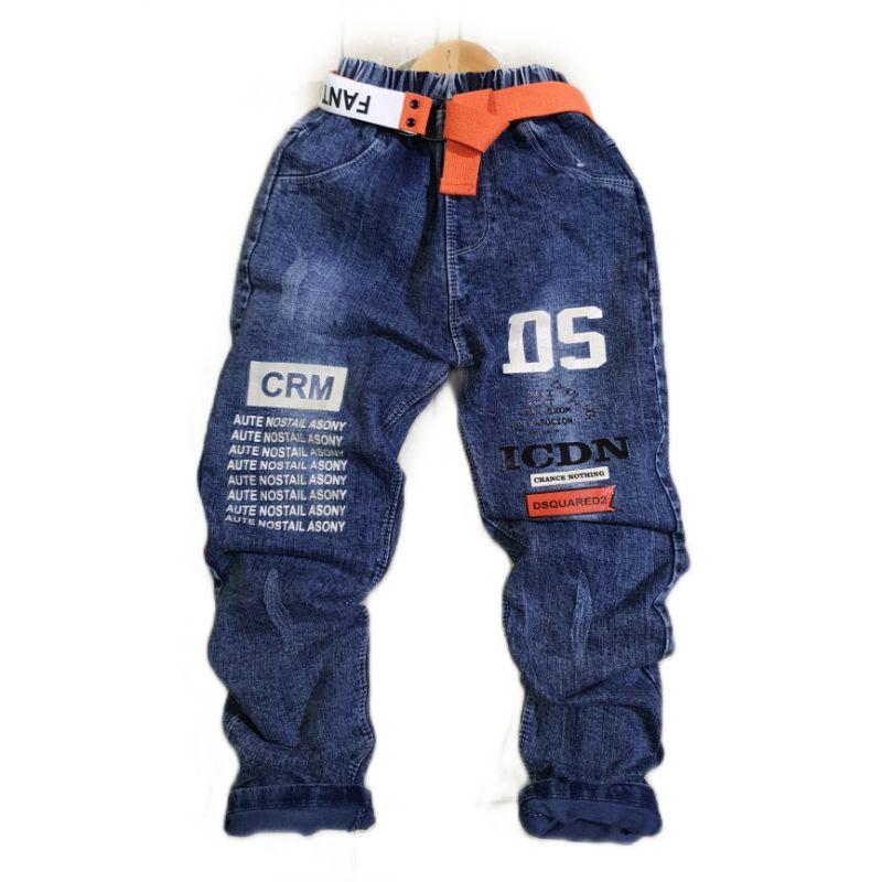 3 mẫu quần bò bé trai size 30-36kg