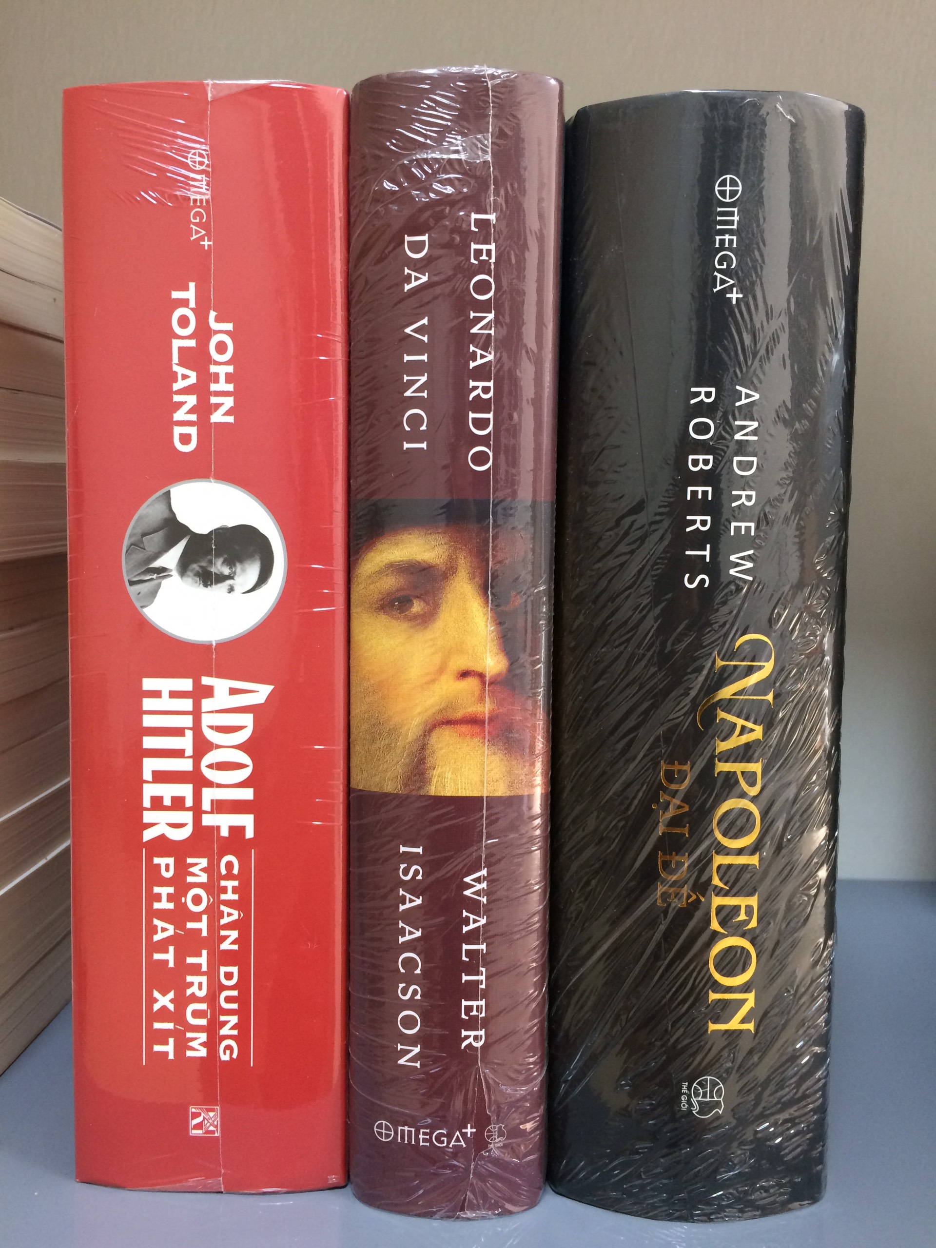 Combo 3 cuốn sách Tiểu sử kinh điển về thiên tài Leonardo da Vinci, Napoleon Đại Đế & Adolf Hilter