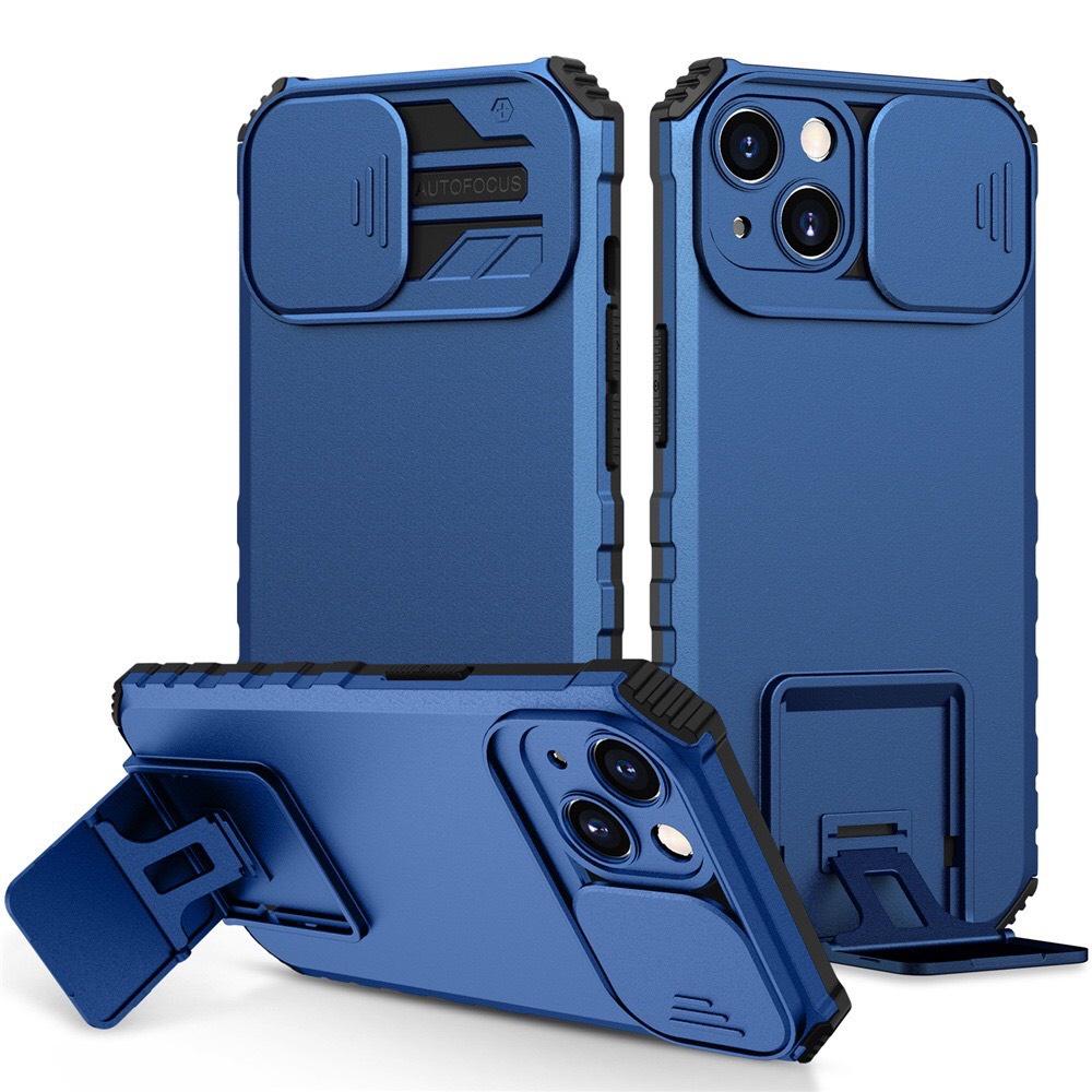 Ốp lưng chống sốc bảo vệ camera dành cho iphone 6 7 8 plus x xs max 11 12 13 14 pro max mini giá đỡ đứng - nắp trượt - autofocus