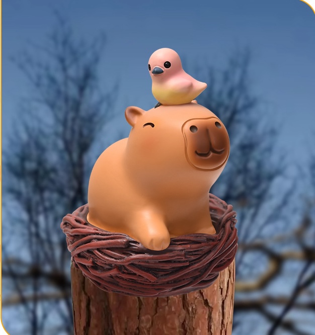 Mô Hình CapybaRa Nâu Bồ Nông Bộ 6 Blindbox HM113 Trang Trí_ Hàng chính hãng