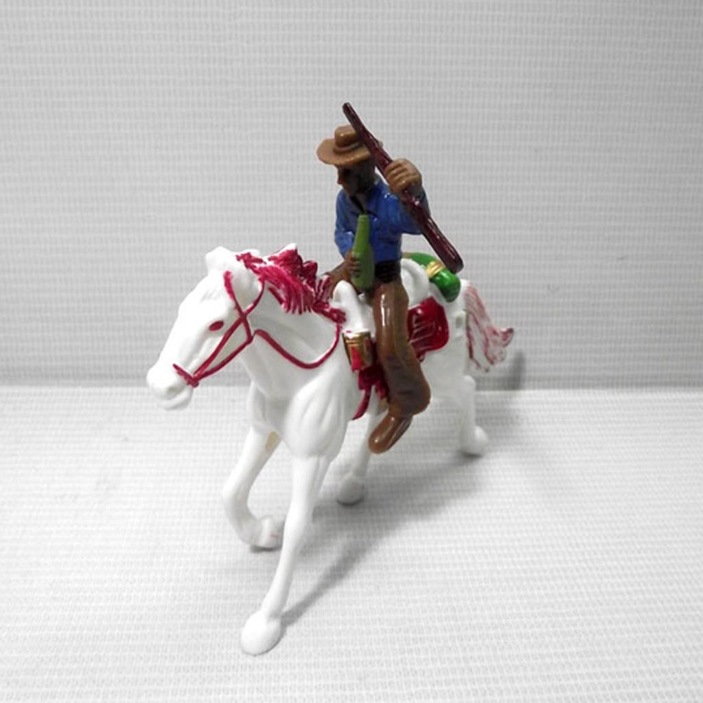 Da Bò và Ngựa Mẫu Tượng Hình Mini Tây Phong Cách Đồ Chơi Bằng Nhựa