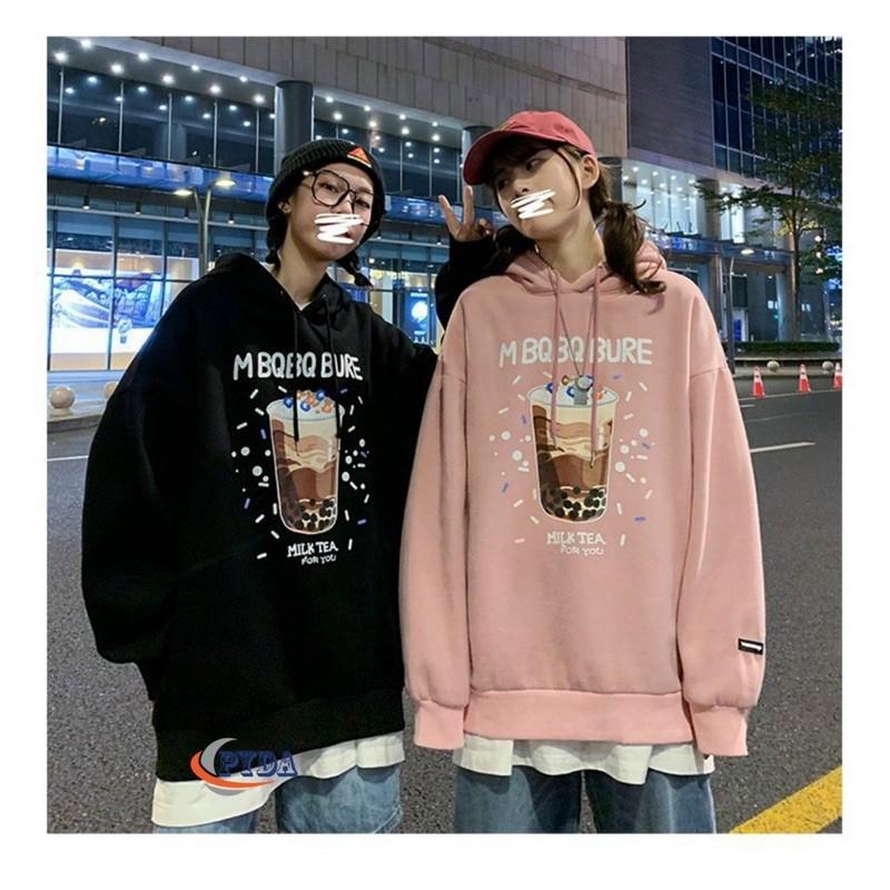 Áo Khoác hoodie Trà sữa