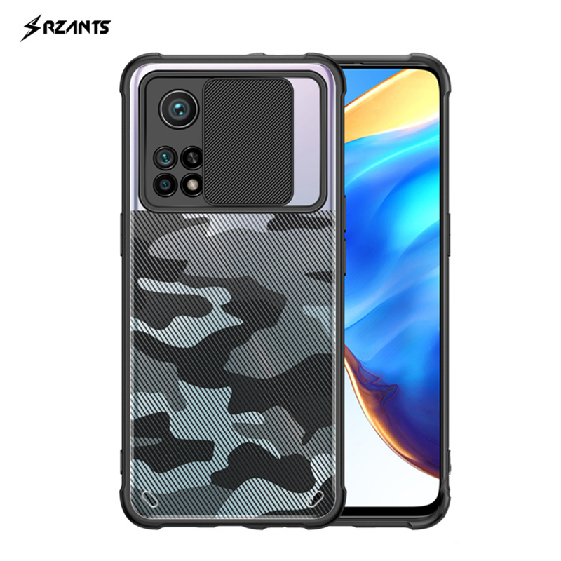Ốp lưng cho Xiaomi Mi 10T Pro - Redmi K30S Rzants rằn ri trượt camera V2 - Hàng nhập khẩu