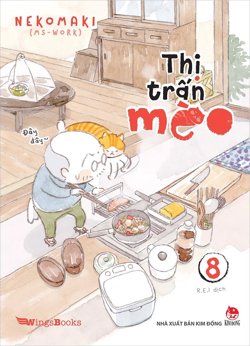 Sách - Thị trấn mèo - tập 8 (tặng kèm postcard)