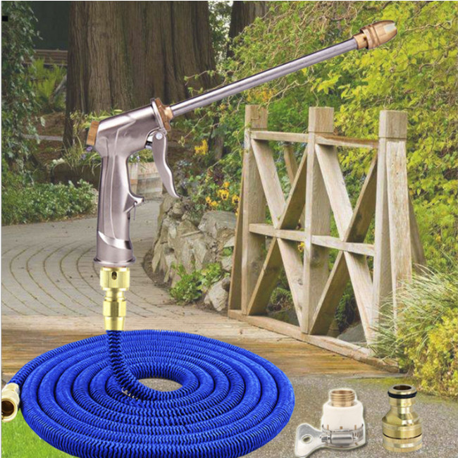 Vòi nước giản nở đa năng đầu đồng rửa xe tưới cây 7.5m