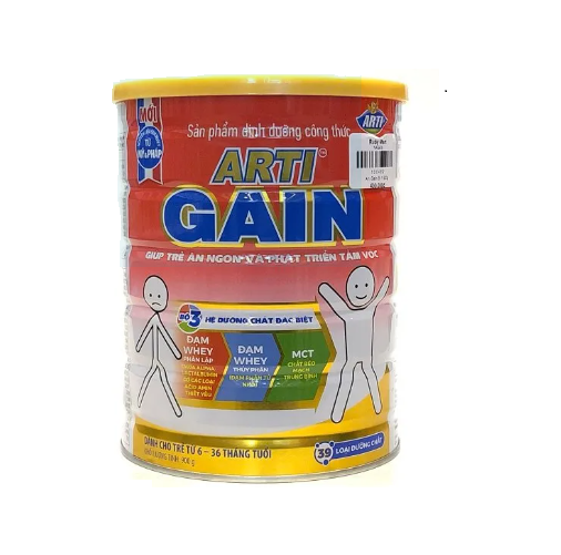 Sữa bột Arti gain đỏ cho trẻ từ 6-36 tháng