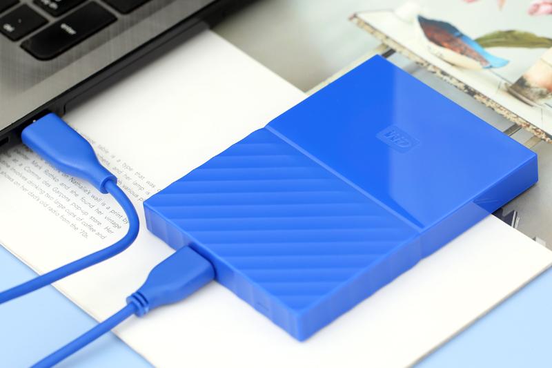 Ổ cứng HDD 1TB WD My Passport Xanh Dương - Hàng chính hãng