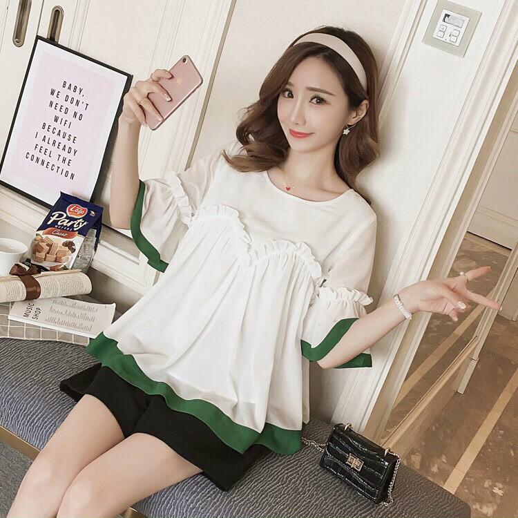 Áo bầu công sở-áo bầu đẹp mát