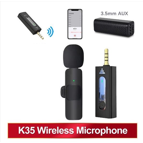 Micro không dây cài áo lọc tiếng ồn khử nhiễu kèm hộp sạc M8 Pro cao câp
