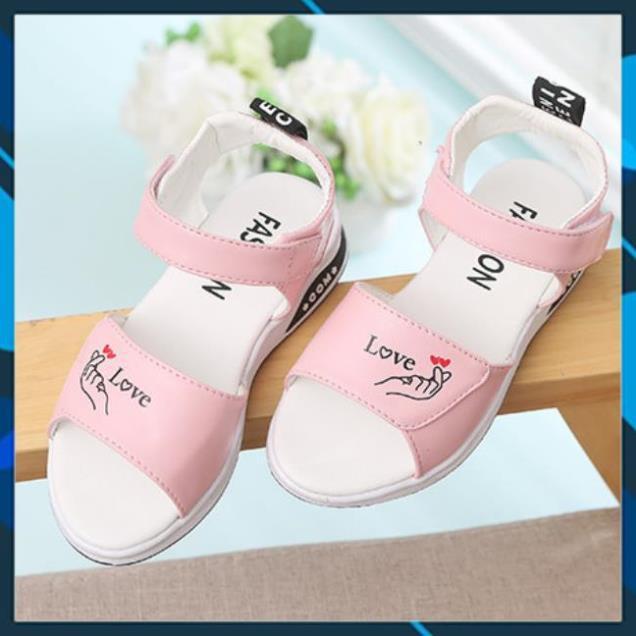 Sandal Hàn Quốc siêu dễ thương cho bé gái 20707 + quà tặng khui chai