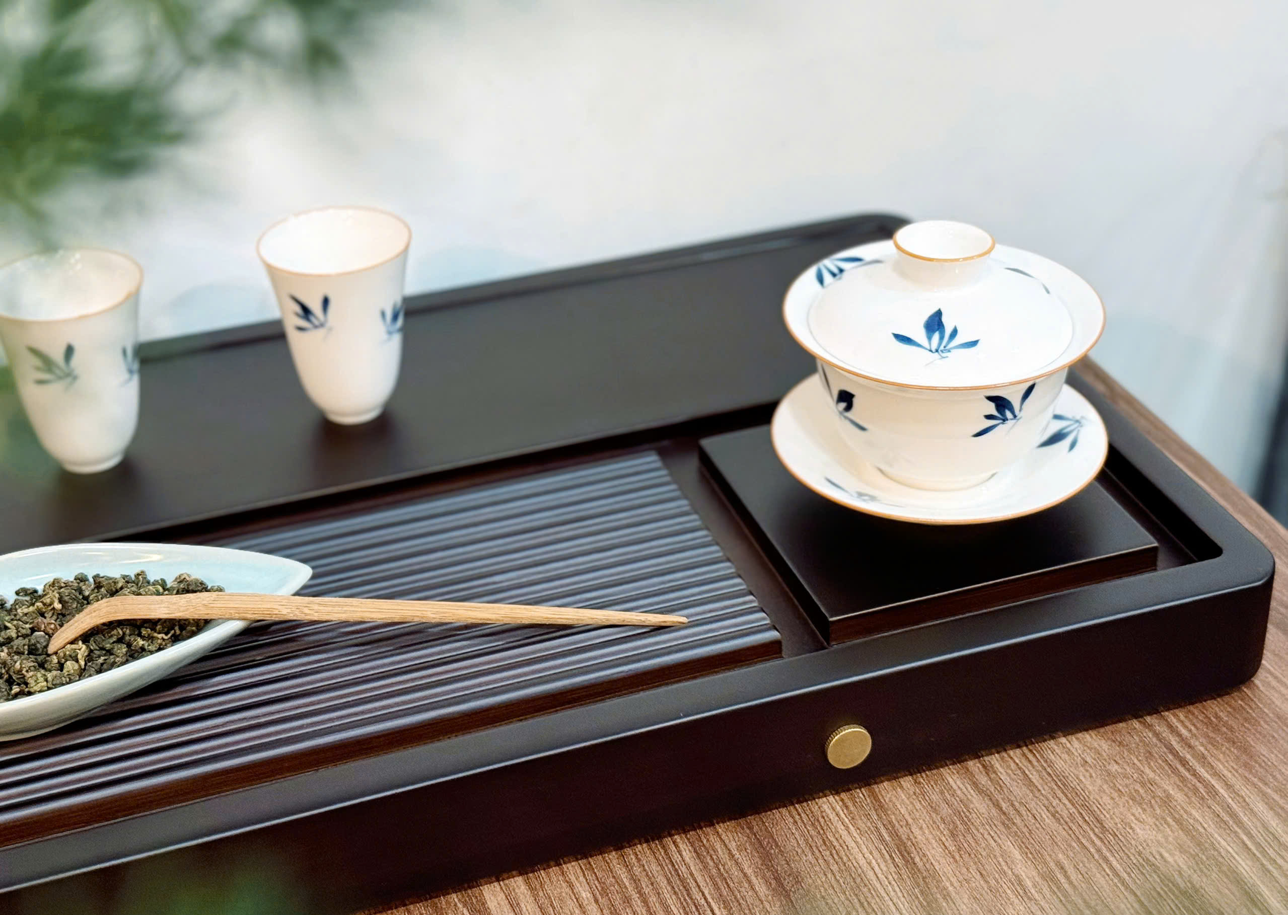 KHAY TRÀ GỖ NGUYÊN KHỐI NHỎ GỌN - TIỆN LỢI - BỀN BỈ - KÍCH THƯỚC 50x28x4CM - WOOD TEA TRAY