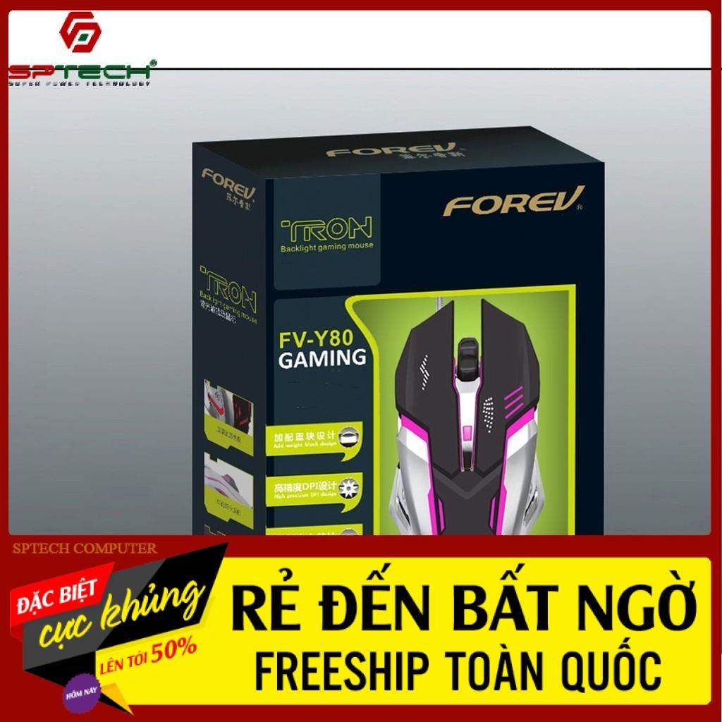 Chuột Gaming Dây  Mouse Có Dây Gaming FOREV FVY80 (BH 12 Tháng) SPTECH COMPUTER