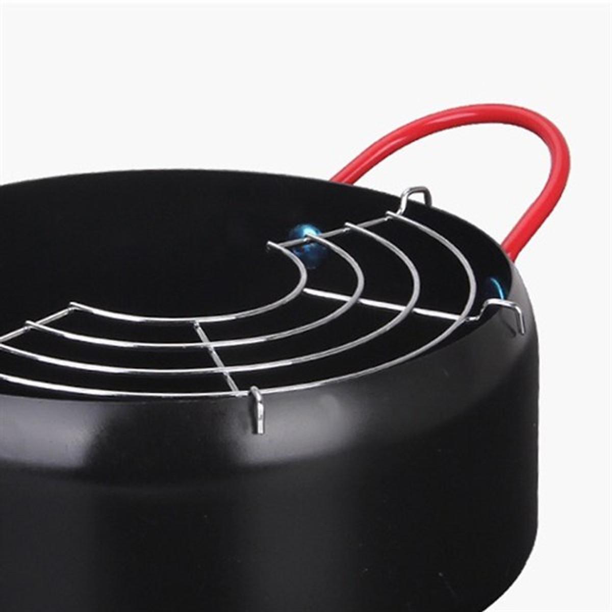 Nồi Chiên Lọc Dầu Kèm Khay Hứng Dùng Cho Mọi Loại Bếp Cao Cấp Tiện Dụng - Miễn Phí Vận Chuyển