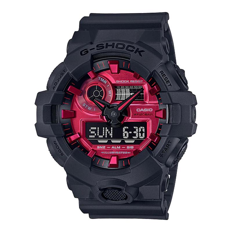 Đồng Hồ Nam Dây Nhựa Casio G-Shock GA-700AR-1A Chính Hãng - GA-700AR-1ADR