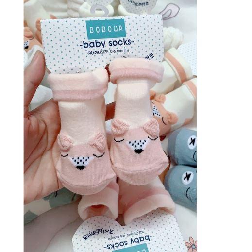 Vớ Sơ Sinh Có Tai Baby Sock 0 - 6 tháng