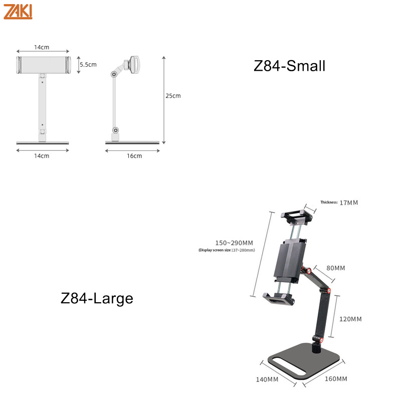 Giá đỡ màn hình di động mở rộng 17.3 inch ZAKI Monitor Expansion Screen Stand - Z84 - Hàng Chính Hãng