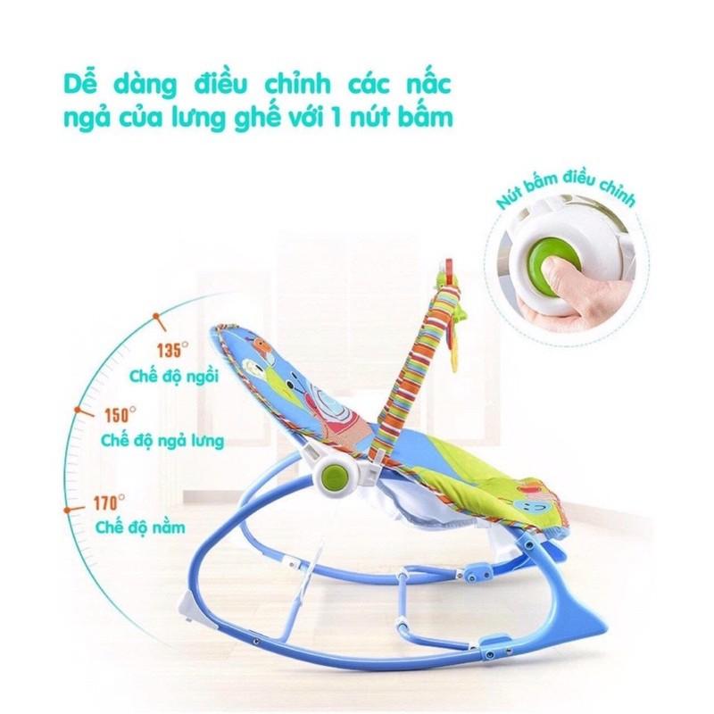 Ghế Rung Bập Bênh Cao Cấp Ibaby Cho Bé - Ghế Rung Cho Bé Chính Hãng