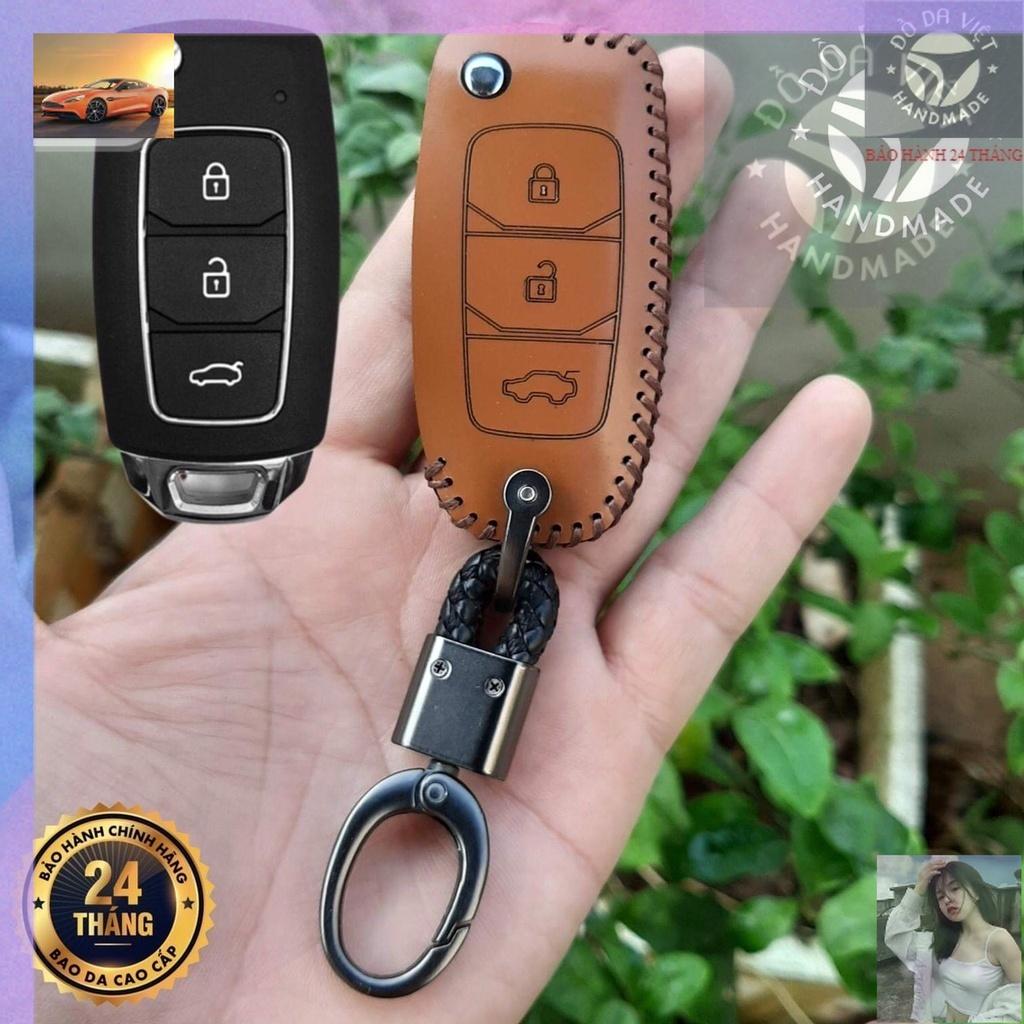 Bao da chìa khóa chìa độ Toyota, chìa như hình da thật bảo hành 2 năm