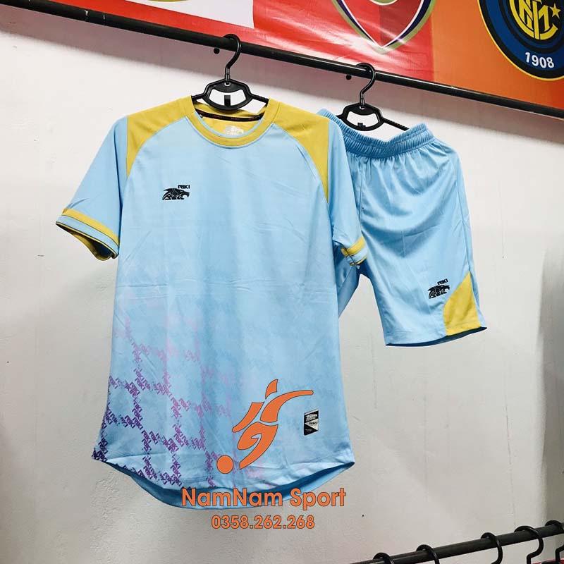 Bộ quần áo đá banh, đá bóng không Logo cao cấp Riki Crom 2022_2023 mẫu mới