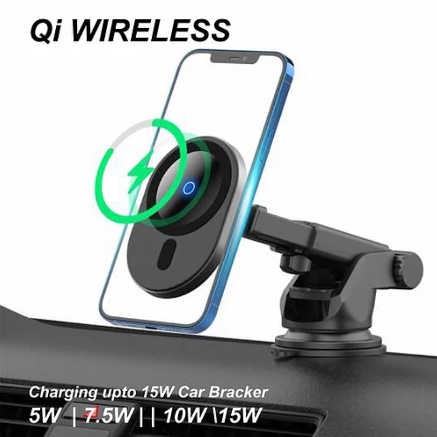 Giá Đỡ Sạc Không Dây  Infinite.BOOST MagDrive 15W Wireless Car Bracket Dành cho xe hơi (ô tô)- Hàng Chính hãng