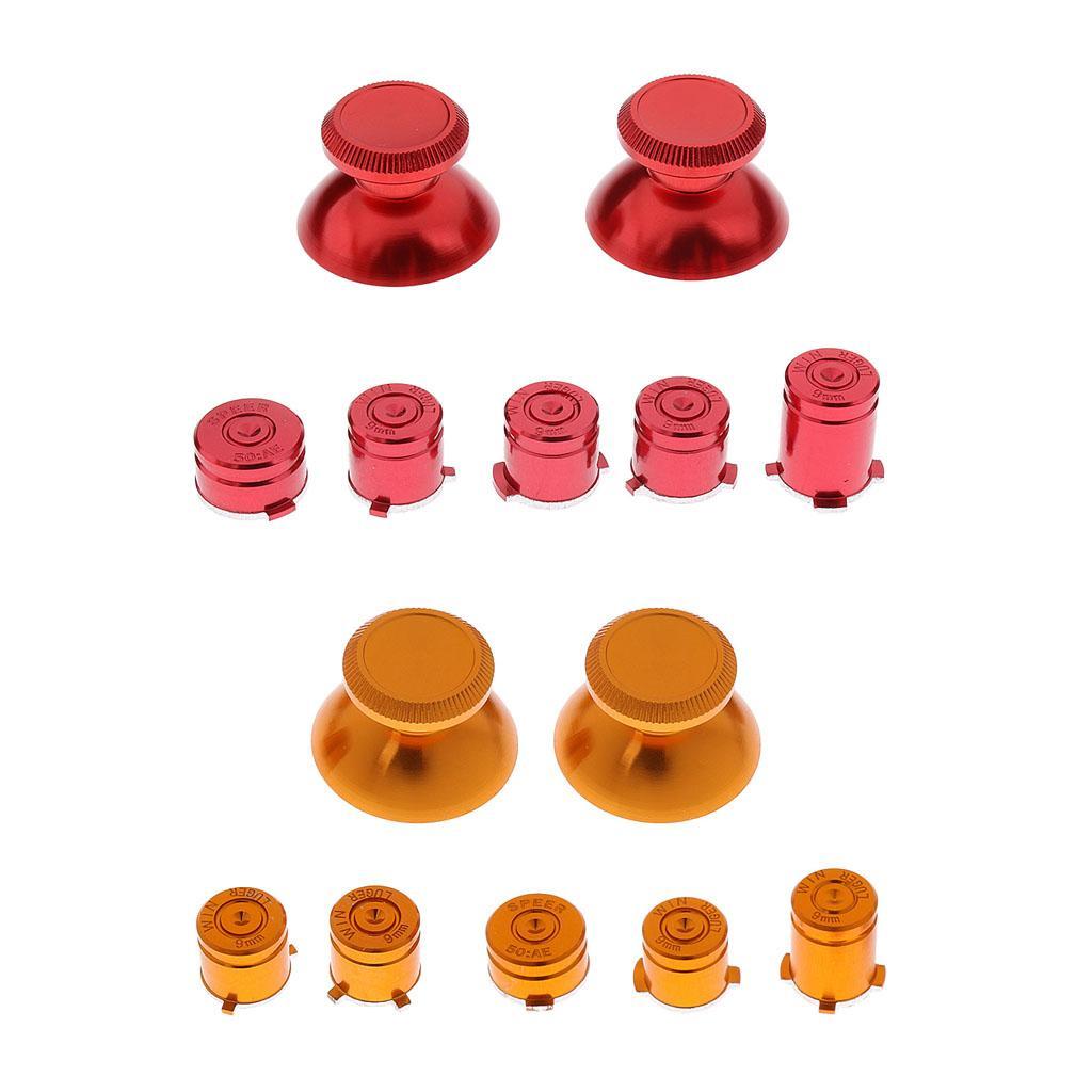 Joystick Replacement Buttons Thumb Caps & ABXY & Guide Mod Kit for Xbox One