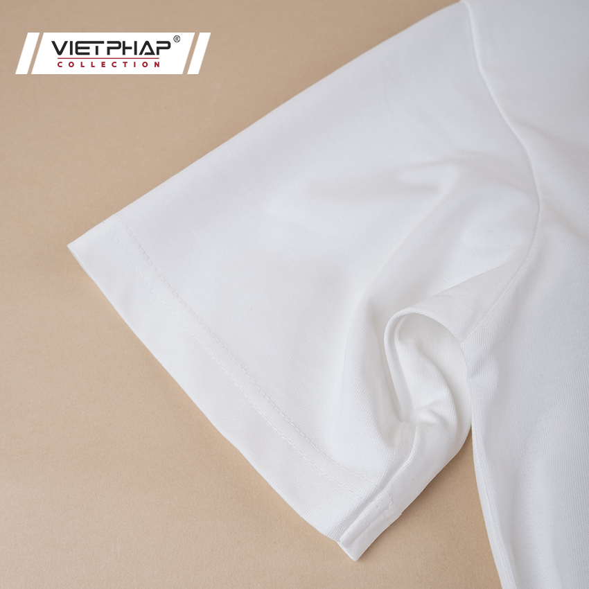 Áo Thun Nam Cổ Tròn Cao Cấp VIỆT PHÁP / Form Unisex- Chất liệu cotton co dãn thấm hút mồ hồi tốt 7802