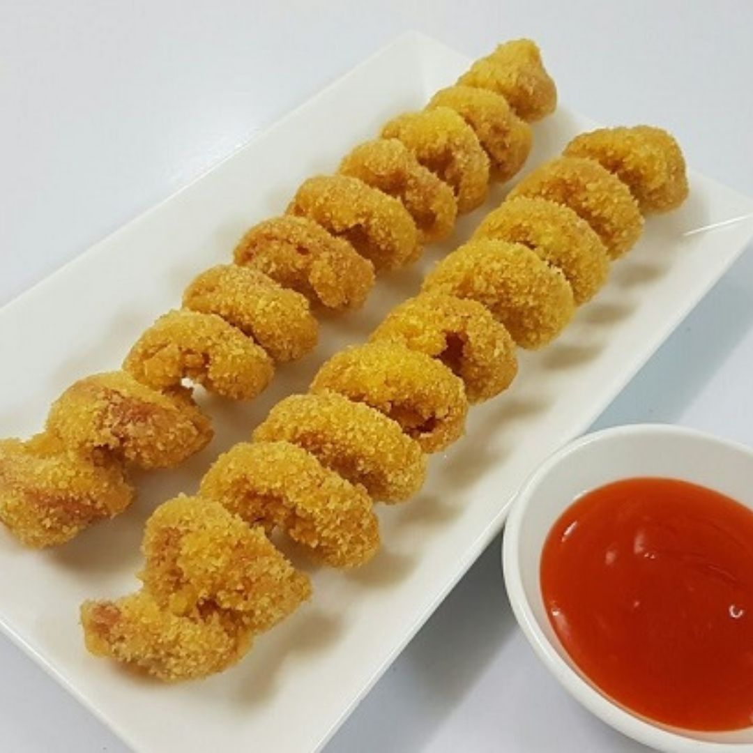 XÚC XÍCH LỐC XOÁY TẨM BỘT DAI DAI GIÒN GIÒN XOẮN LƯỠI 500G SẴN HÀNG GIAO NHANH KHUYẾN MÃI