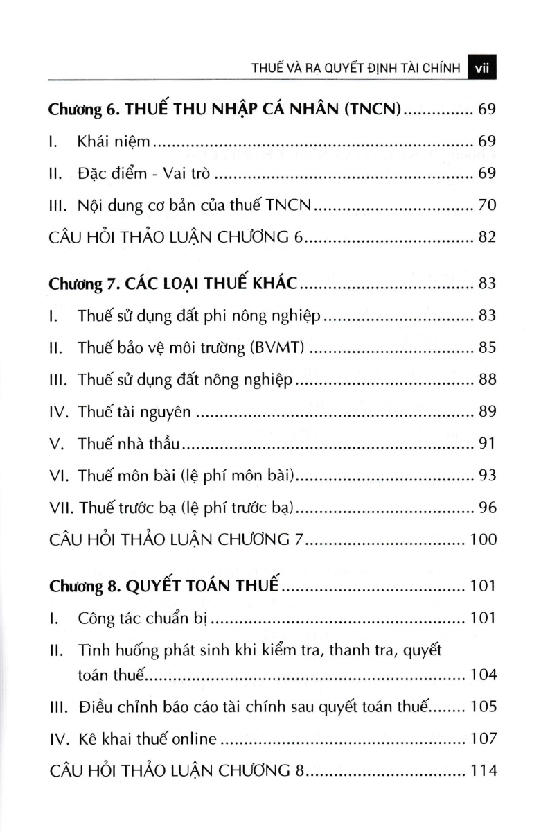 Thuế Và Ra Quyết Định Tài Chính - KT