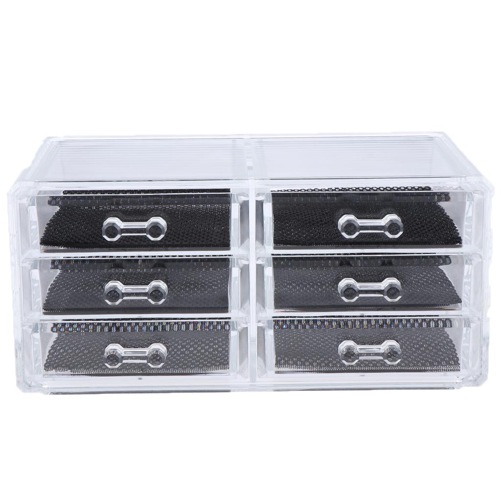 Acrylic Table Makeup Cosmetic Organizer Case Display Holder Storage Drawer 6