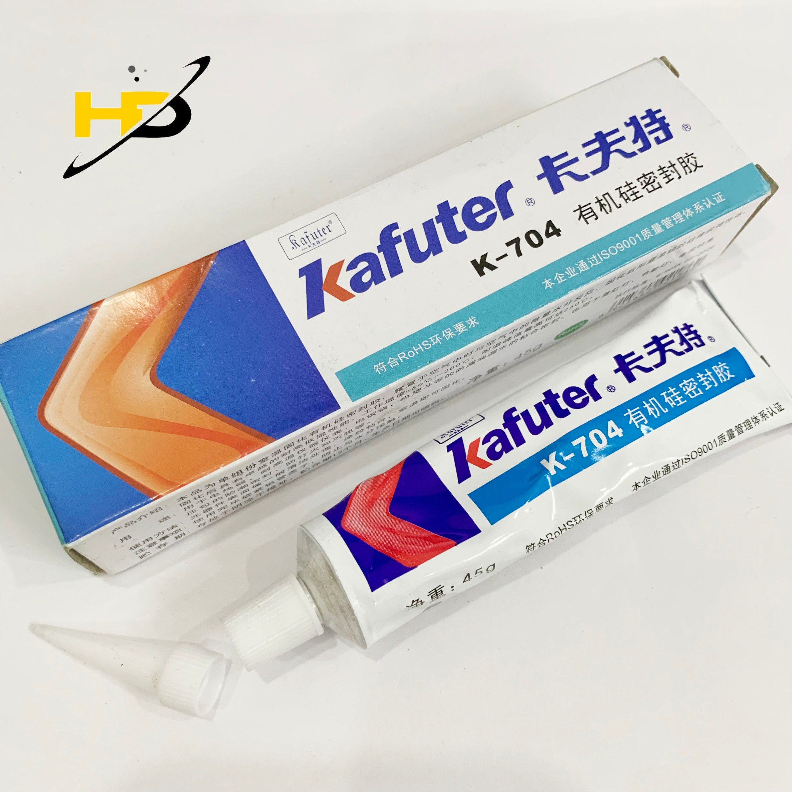 Keo Dán Tản Nhiệt Silicone Kafuter K-704 , Keo Chống Ẩm Bo Mạch Màu Trắng Sữa
