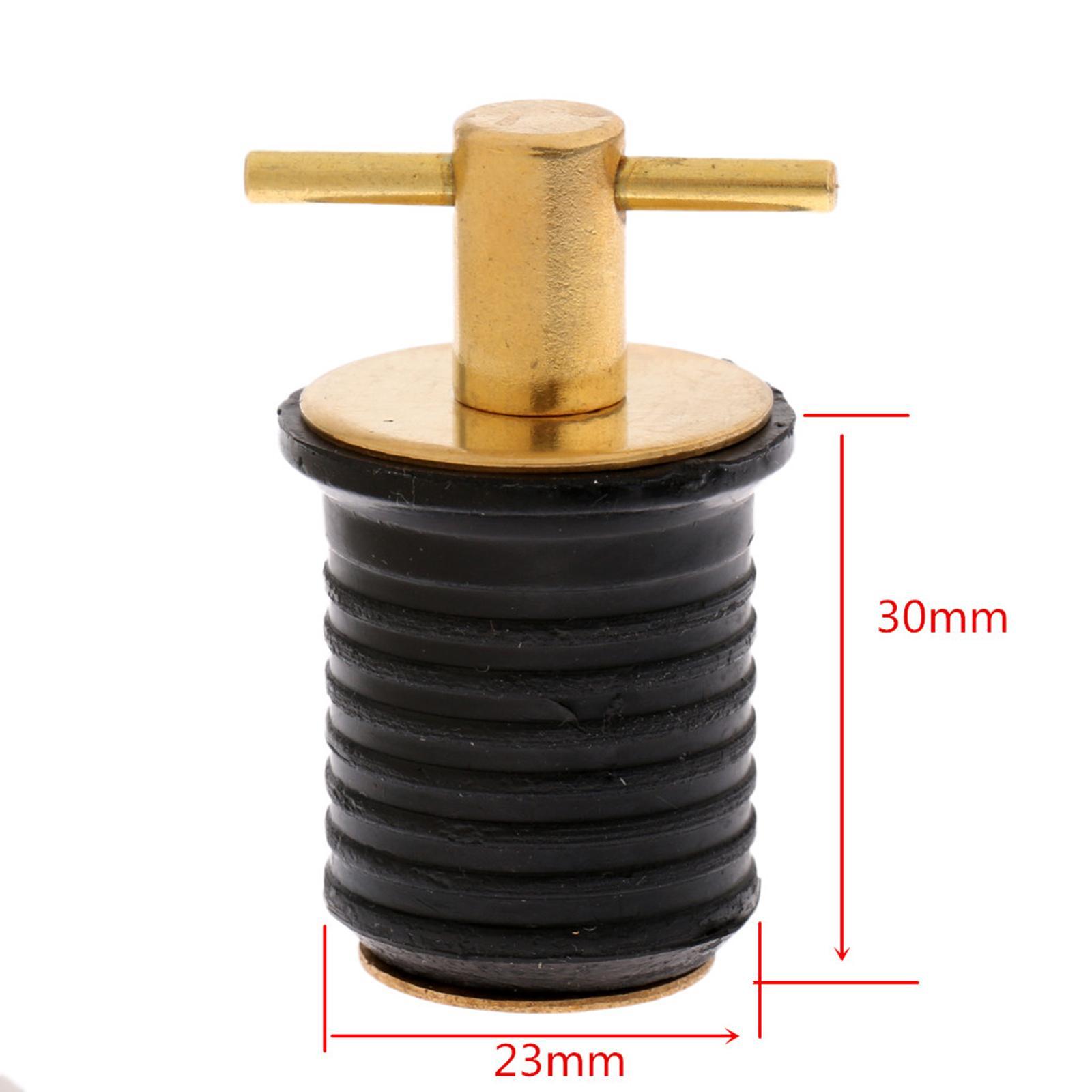 Brass & Rubber Boat Hull//Baitwell Plug Plug