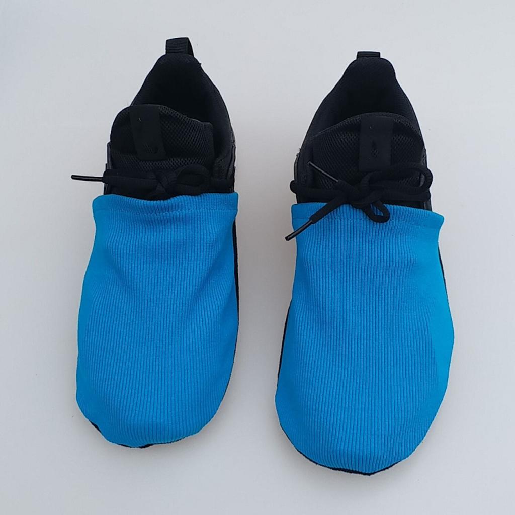 1 Pair Bowling Shoe Slider Protector Replacement - Functional & Washable - Blue