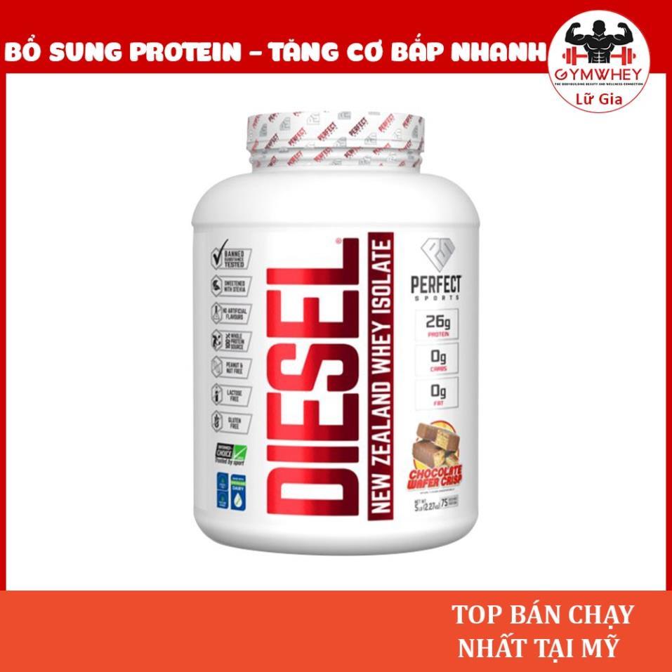 Sữa Dinh Dưỡng Tăng Cơ Bắp Whey Tinh Khiết Cao Cấp Perfect Nutrition Diesel Whey 2.3kg