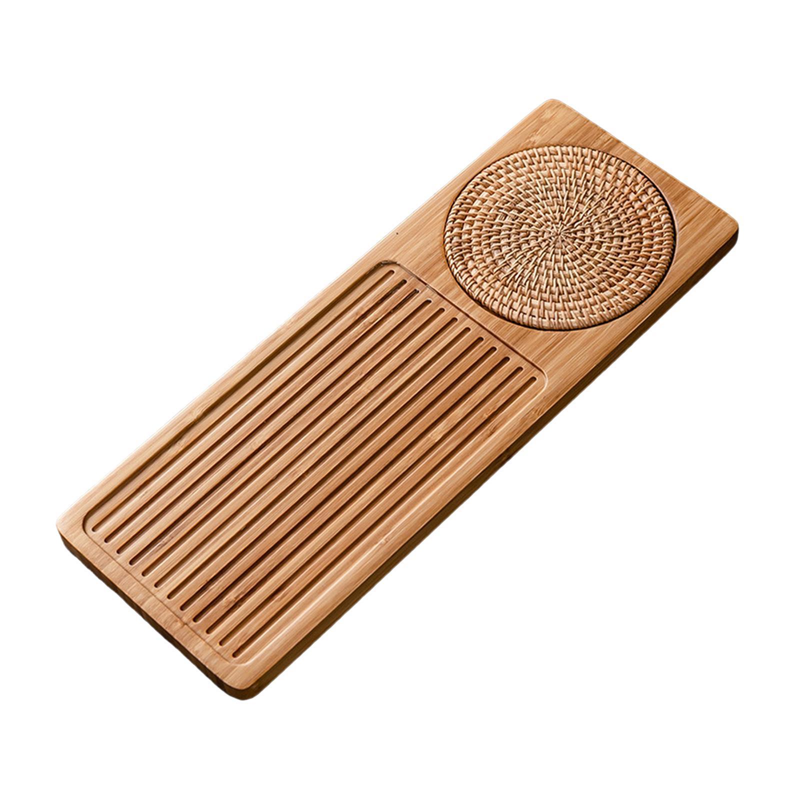 Rectangular Japanese Tea Serving Tray Household Tea Board for Travel Accessories