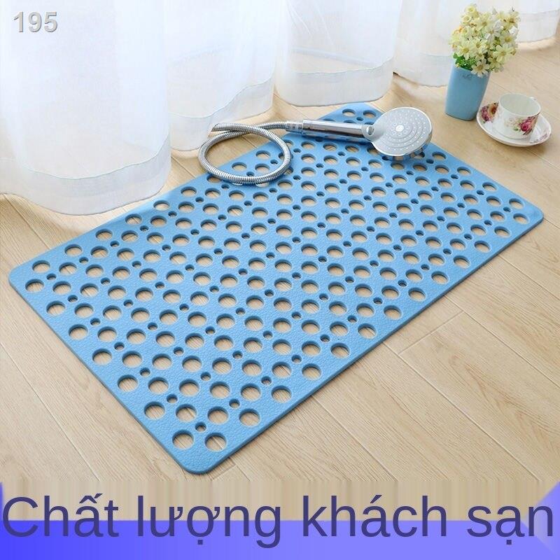 Thảm chống trơn nhà tắm lỗ tròn siêu dày, sen tắm, nhựa gia dụng, thấm