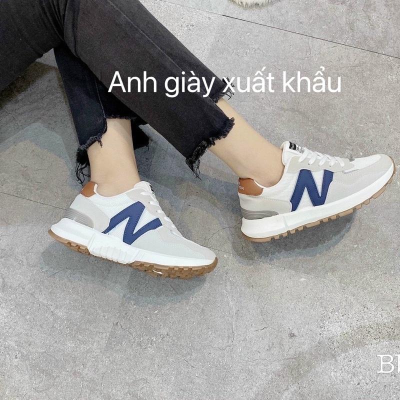 TT16 - Giày thể thao , sneaker nữa độn đế 4p kiểu dáng trẻ trung cá tính phối màu cực xinh