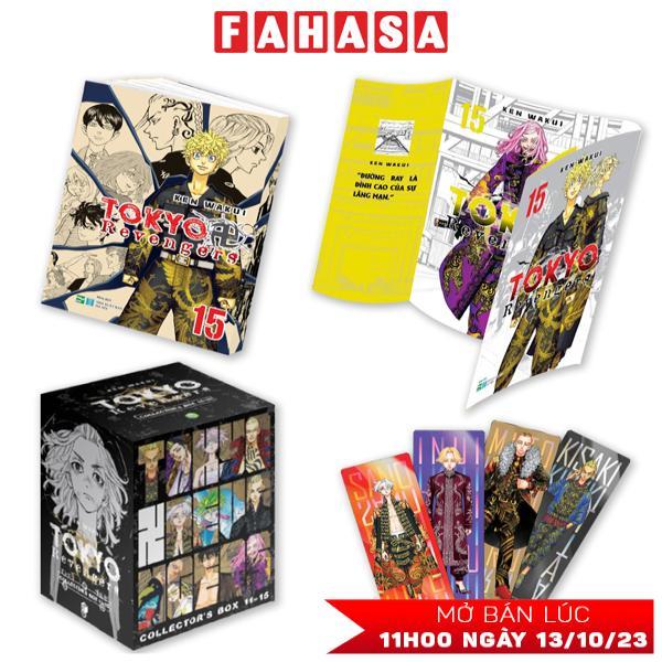 Tokyo Revengers - Tập 15 - Bản Đặc Biệt Có Box - Tặng Kèm Collector’s Box + Bìa Áo Đặc Biệt + Bìa Hai Mặt + Set 4 Rainbow Bookmark Hai Mặt