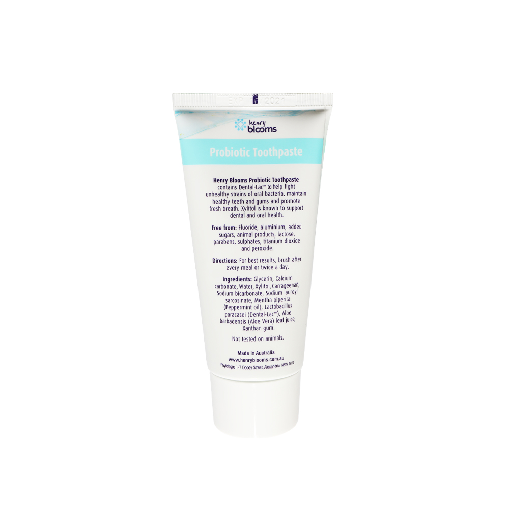 Kem Đánh Răng Henry Blooms Oral Health Probiotic Toothpaste Giúp Giảm Ê Buốt, Trắng Răng & Hơi Thở Thơm Mát