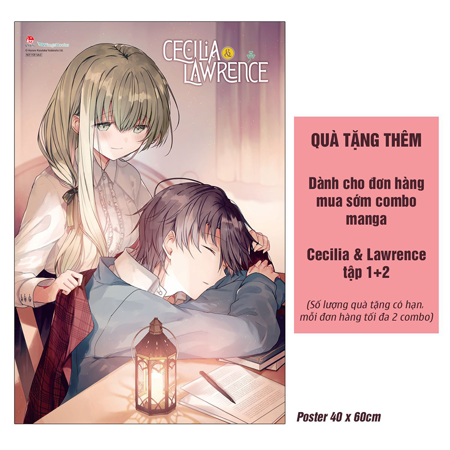 Combo Cecilia &amp; Lawrence - Tập 1 + 2 [Tặng 02 Pop-up Card + 02 Bookmark]