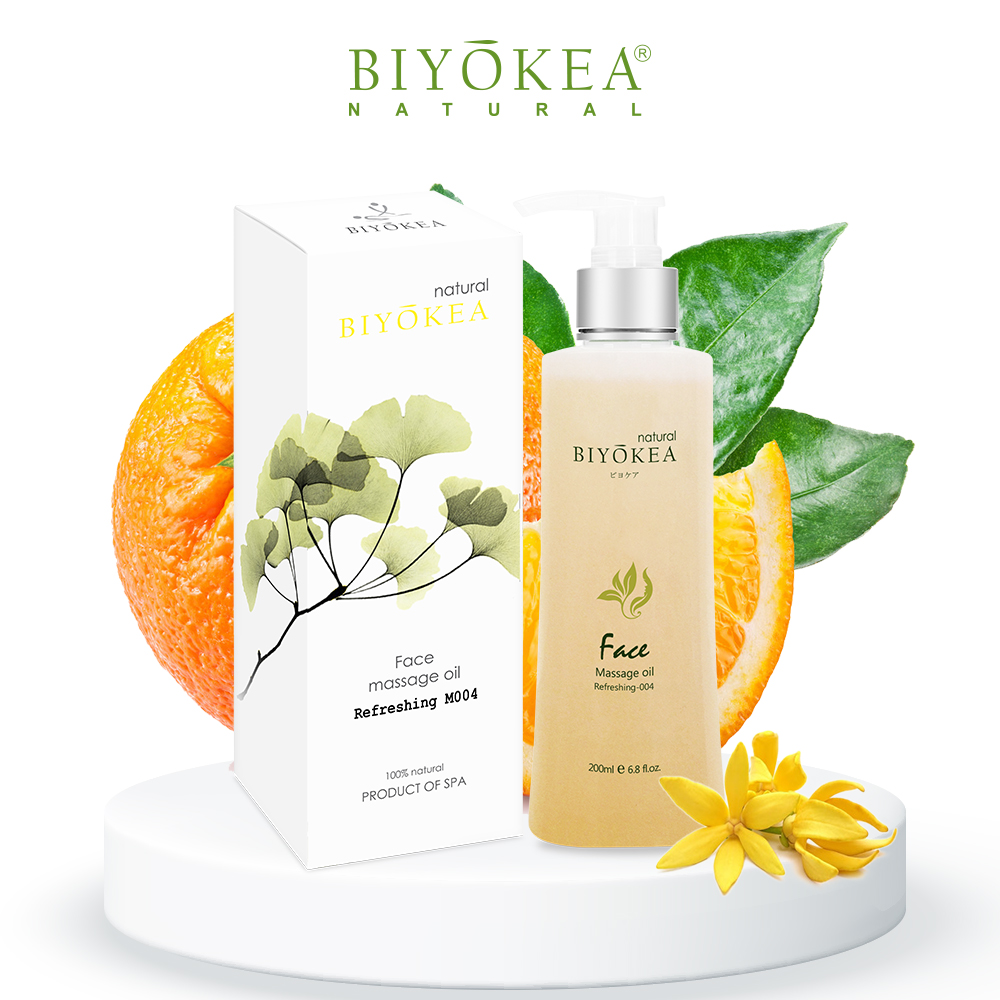 Dầu Massage Mặt Biyokea - Refreshing - M004 - 200ml