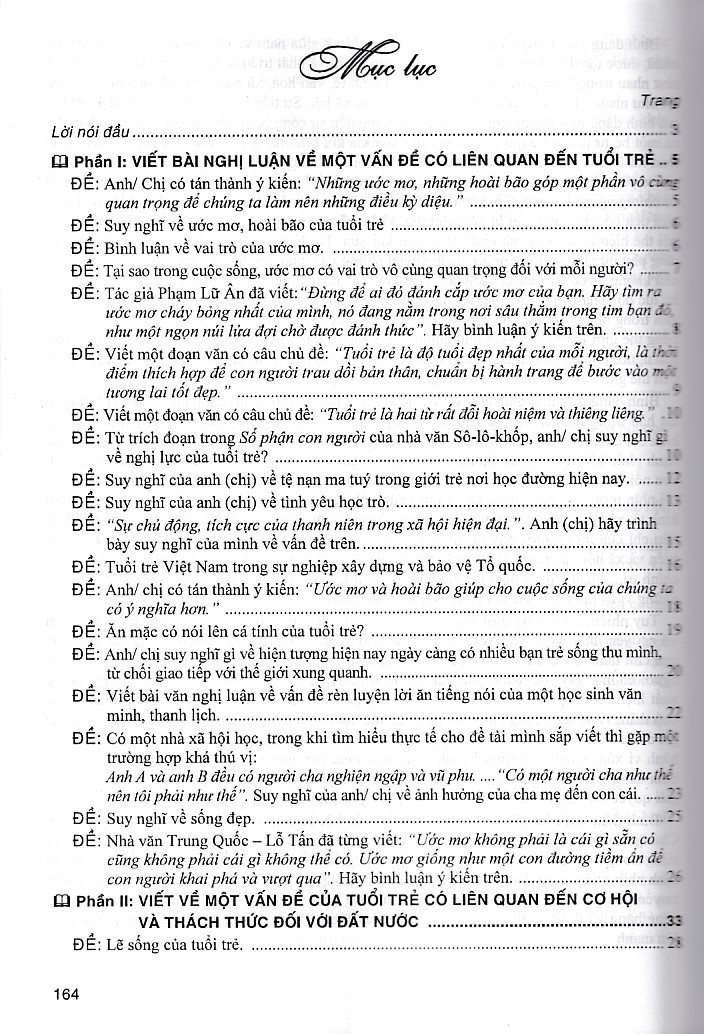 Những đề và bài văn Nghị Luận Xã Hội theo hướng mở (Dùng chung cho mọi bộ SGK)