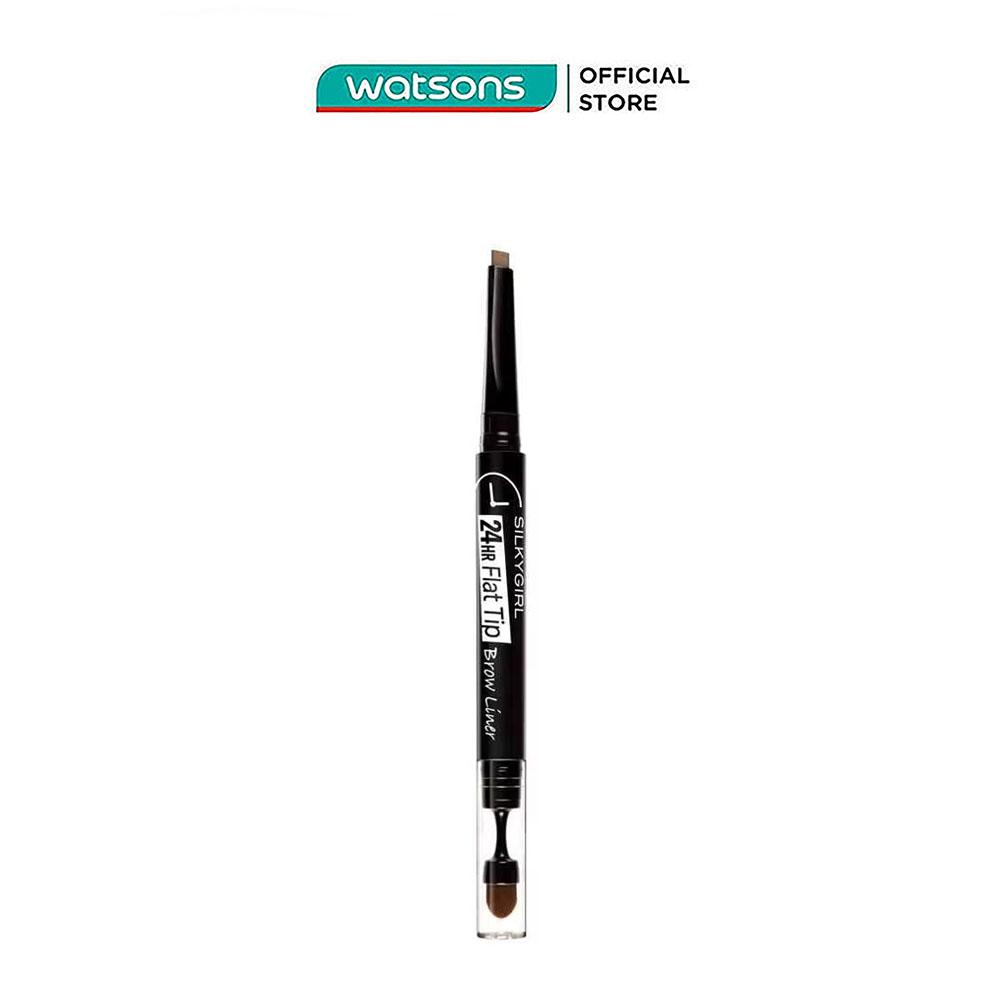 Chì Kẻ Mày Hai Đầu Silkygirl Lâu Trôi 24h Flat Tip Brow Liner 0.15g