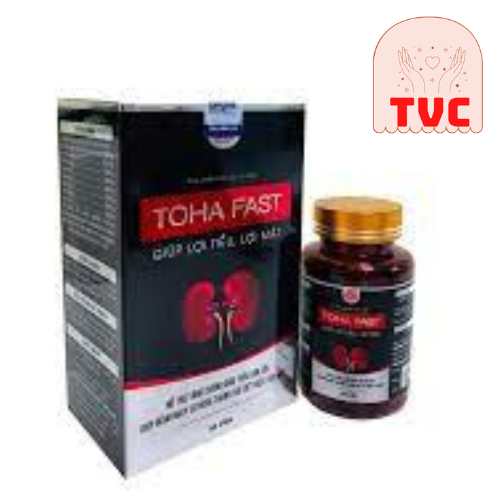 Viên Uống Toha Fast Giúp Lợi Tiểu,Lợi Mật,Hỗ Trợ Tăng Cường Đào Thải Sỏi Cặn