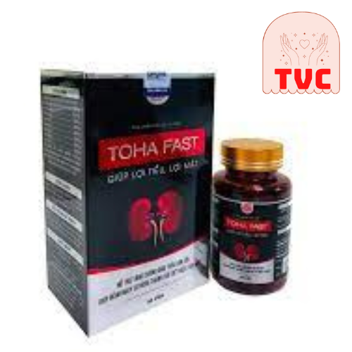 Viên Uống Toha Fast Giúp Lợi Tiểu,Lợi Mật,Hỗ Trợ Tăng Cường Đào Thải Sỏi Cặn(Hộp 60v)